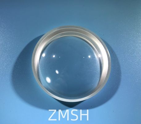 یک کریستال Al2O3 زپیر گنبد مقاومت UV ضربه زپیر نیمه کره پنجره