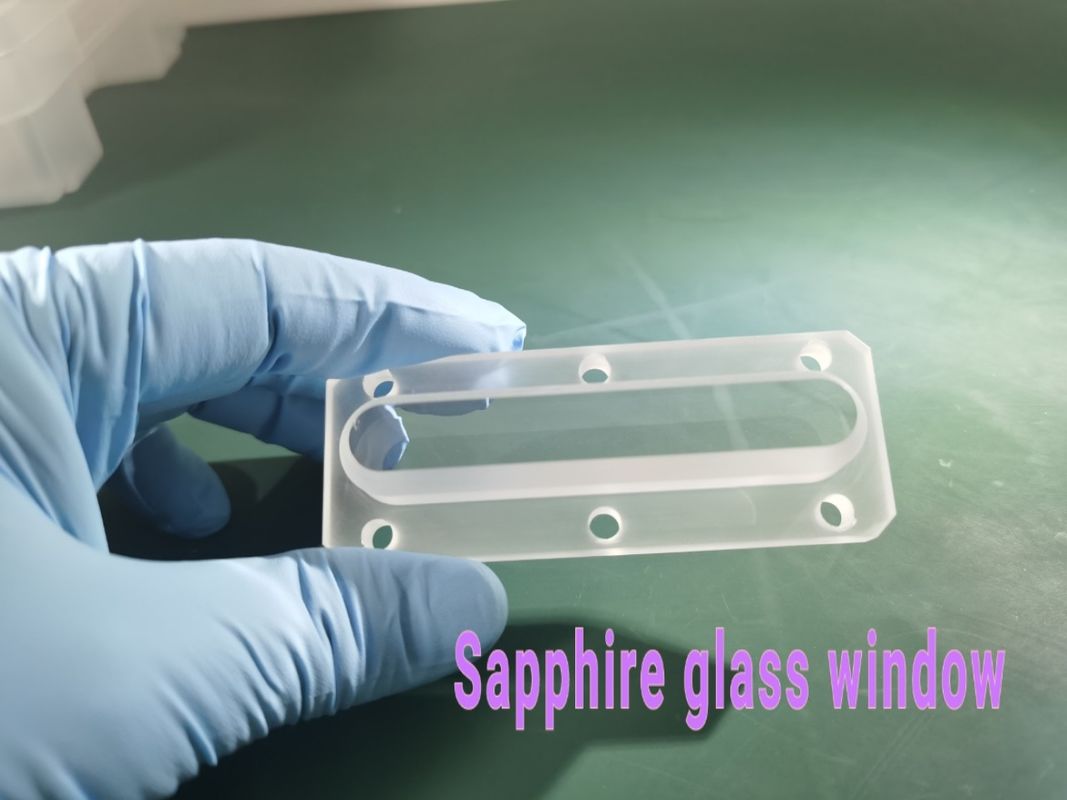Equipment Observation Sapphire Glass Window  With Step Hole