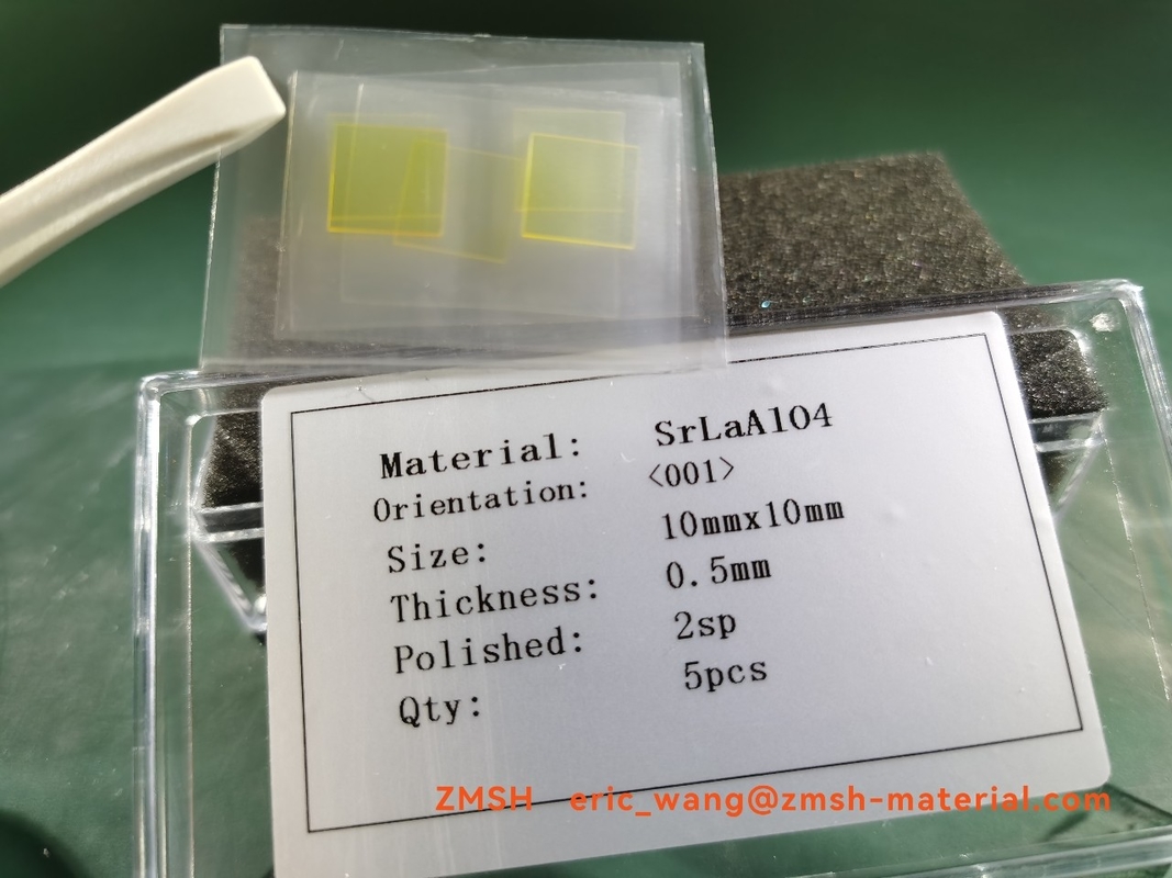 Colorless SrLaAlO4 MgAl2O4 Wafer Substrate Crystal For Superconducting Junction
