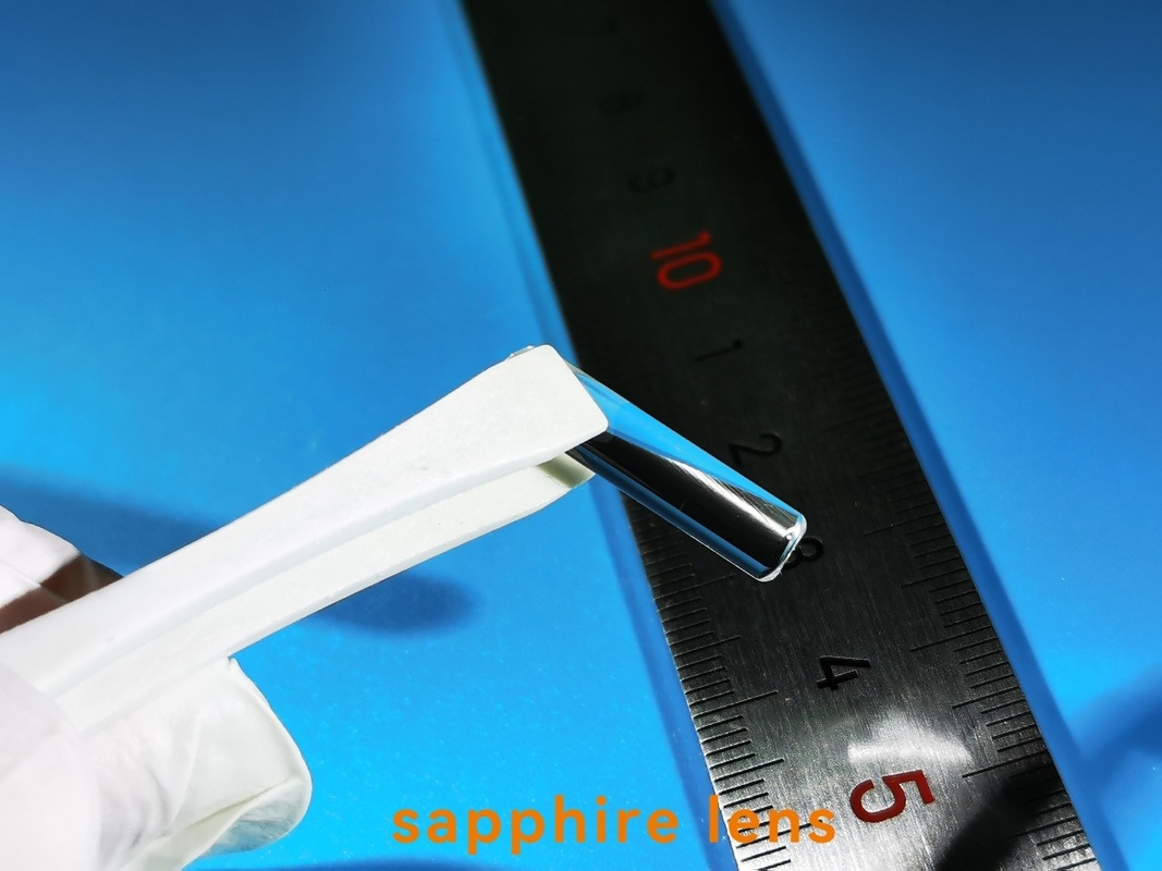 All Surface Polished Sapphire Optical Windows Crylinder Rod Lens With Plunger Stick