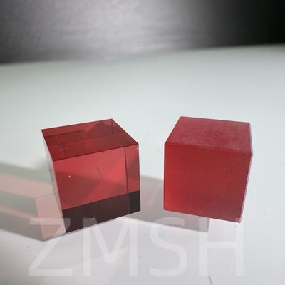 کشت مصنوعی رنگ زعفران AL2O3 روش سفارشی CZ Ruby Blue Padparadscha