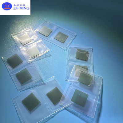SIC Substrate Square 5×5 10×10 350um Off Axis: 2.0°-4.0° به سمت درجه تولید