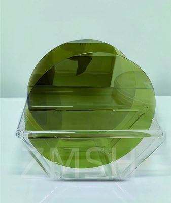 سیک تک کریستالی 6 اینچی هدایت کننده بر روی بستر کامپوزیت سیک پلی کریستال