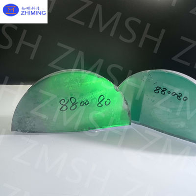 رنگ سبز زمرد موسانایت SiC سنگل کریستال سختی Mohs 9.25 مواد اولیه موسانیت برای جواهرات