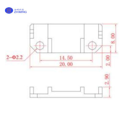لیتیوم نیوبات (LiNbO3) ماژولاتور موج Y / Vπ 3.5V پایین / PER 25dB بالا / سازگار با FOG ، FOCT ، ارتباطات کوانتومی