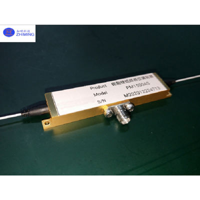 مدل سازی فاز 1000nm Vπ پایین، تحمل قدرت بالا، طراحی قطبی واحد برای سنجش فیبر و ارتباطات نوری
