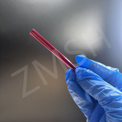 Cr Al2O3 Ruby Rod Sapphire Laser Single Crystal Optical Rod بسته ایمنی با اندازه سفارشی
