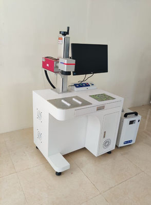 دستگاه علامت گذاری لیزر UV 355nm 3W / 5W / 10W قدرت اختیاری ± 0.01mm دقت