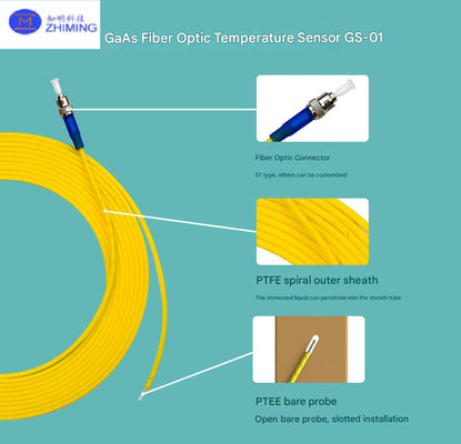 قیمت مناسب سنسور درجه حرارت فیبر نوری GaAs با دقت بالا ترانسفورم Hotspot Monitoring EMI مقاوم آنلاین