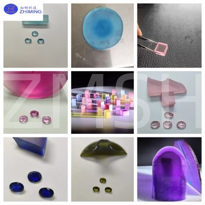 قیمت مناسب Colored Synthetic Gemstones Widely Used for Decorations and Optical آنلاین