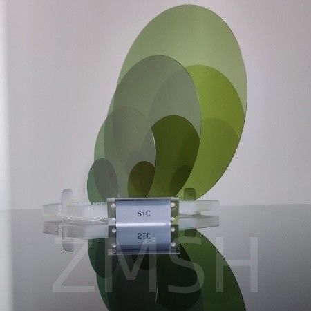سی سی وفر 4H نوع N کربید سیلیکون درجه 2inch 4inch 6inch 8inch DSP سفارشی
