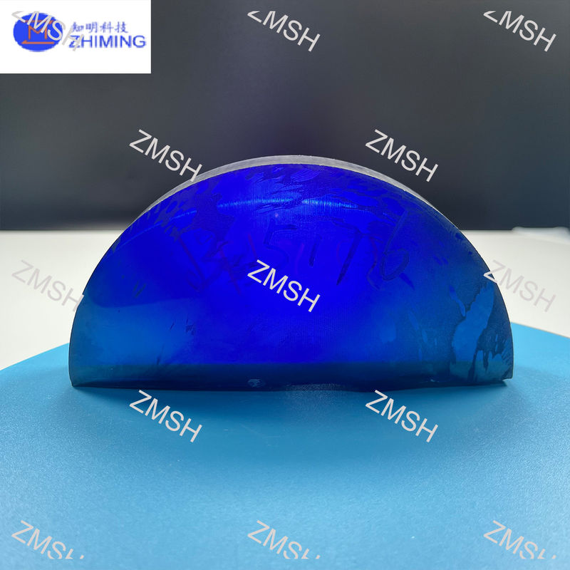 موسانایت سنگ قیمتی خام سنگ آبی سلطنتی مصنوعی SiC مونو کریستال سختی Mohs 9.25 مواد اولیه برای جواهرات