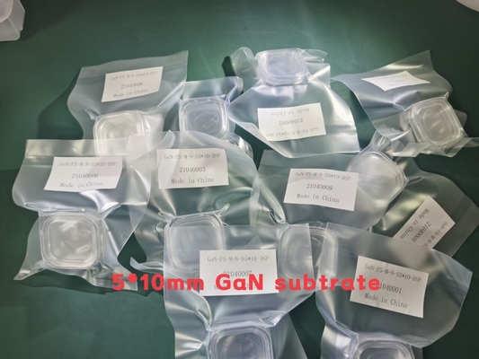 قیمت مناسب الگوی تراشه ایستاده رایگان HVPE گالیوم نیترید A-Axis 5x5 / 10x10 / 5x10 میلی متر آنلاین