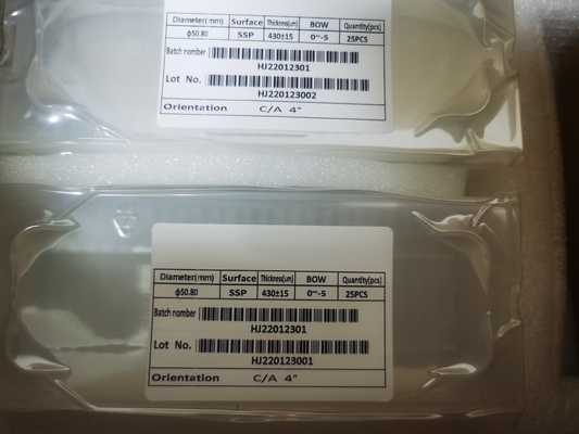 قیمت مناسب ویفرهای یاقوت کبود 2 اینچ 3 اینچ 4 اینچ برای ضخامت نوری 400um DSP SSP صفر درجه آنلاین
