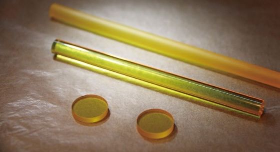 کریستال لیزری Nd Ce YAG 1 اینچ 2 اینچ 10x10mmt ویفر گارنت آلومینیوم ایتریوم