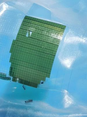 مربع SiC پنجره سیلیکون کربید زیربنای 1x1x0.5mmt SiC لنز