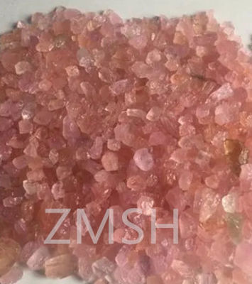 گلابی هلو سنگ قیمتی مصنوعی خام با سختی Mohs 9 سفارشی سازی برای جواهرات