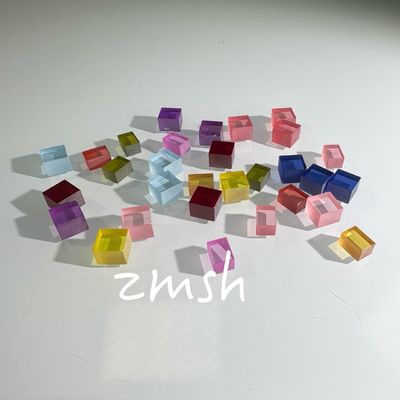 کشت مصنوعی رنگ زعفران AL2O3 روش سفارشی CZ Ruby Blue Padparadscha