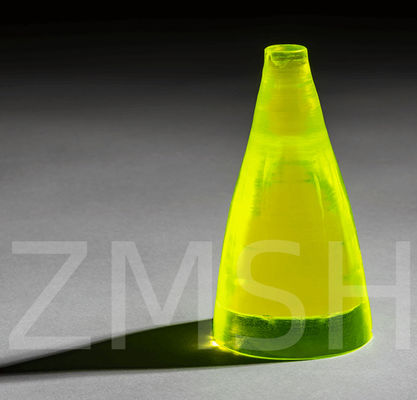 Ce:LuAG Scintillation Crystal Cerium doped Lutetium Aluminium چگالی بالا زمان تجزیه سریع PET