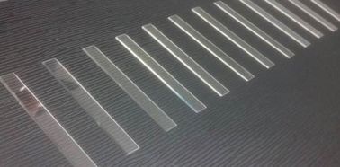 قیمت مناسب آلومینیوم آلومینیوم کریستال سفارشی شیشه ای پزشکی تیغه 38x4.5x0.3mmt آنلاین