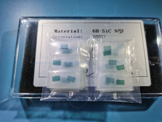 قیمت مناسب کریستال تکی 5 * 5mm 6H-N ویفر کاربید سیلیکون جلا آنلاین