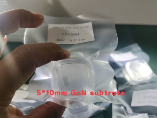 قیمت مناسب ویفر نیترید گالیوم HVPE ایستاده آزاد با اندازه 5x10 میلی متر M آنلاین