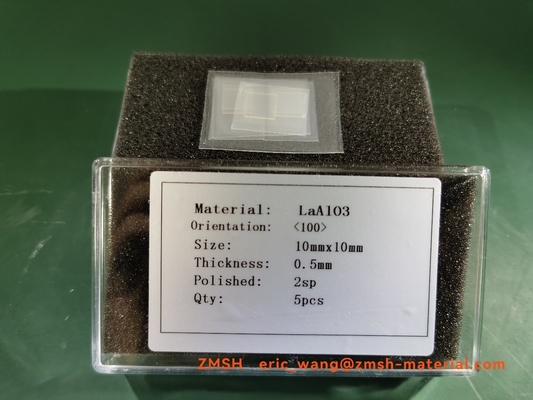 قیمت مناسب ویفرهای کریستال 0.5 میلی متری LaAlO3 LAO تک کریستال بستر آنلاین