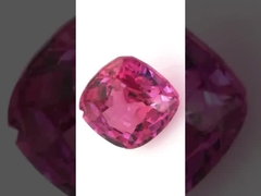 مرجاني / گلابي گلابي سفير خام / Roughgem کریستال لابراتوار ساخته شده برای لوازم جانبی جواهرات