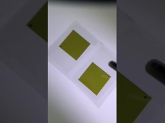 کربید سیلیکون (SiC) 10 × 10 میلی متر زیربنایی / تراشه مربع کوچک